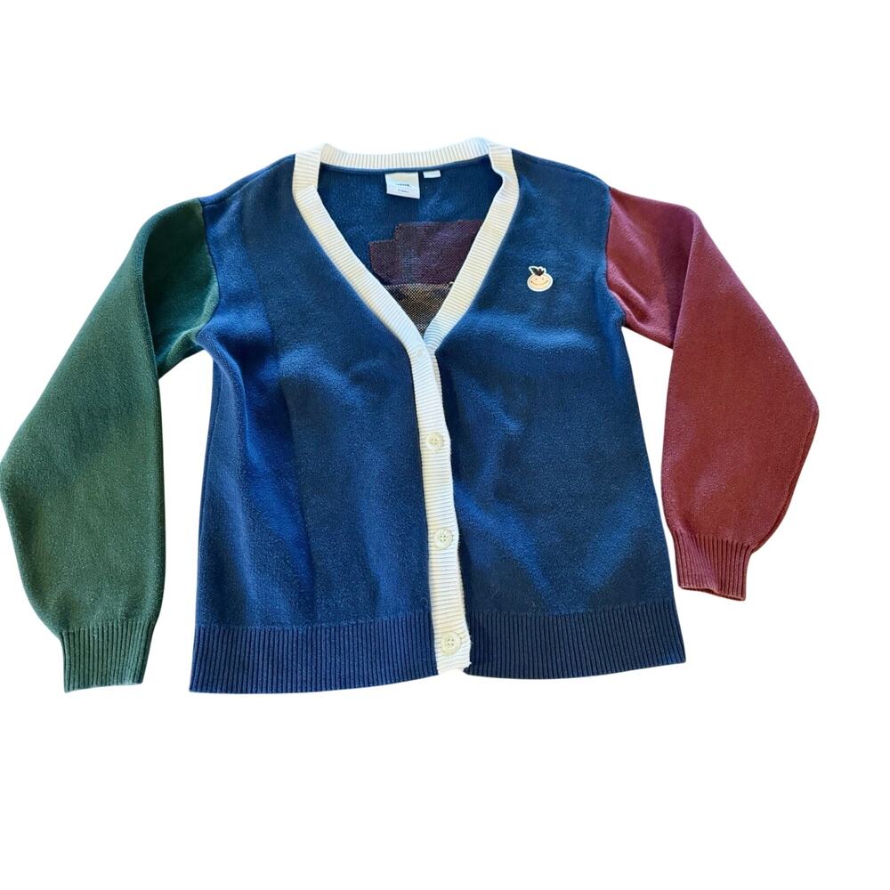 Vans Dusk Downer Cardigan Womens XS Colorblock Off The Wall Sweater